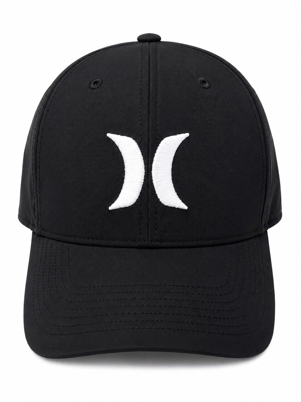 Boys Hurley Dri-FIT Flexfit Hat Black White Logo Cap Nike Legacy91